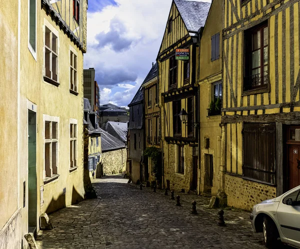 Vintage Arkitektur Gamla Stan Mans Maine Frankrike Den Maj 2019 — Stockfoto