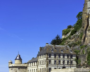 Le Mont Saint Michel - Normandiya, Fransa 31 Mayıs 2019