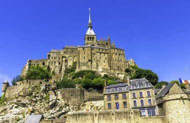Le Mont Saint Michel - Normandiya, Fransa 31 Mayıs 2019