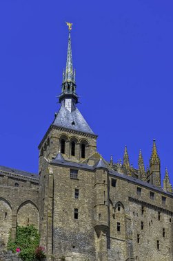 Le Mont Saint Michel - Normandiya, Fransa 31 Mayıs 2019