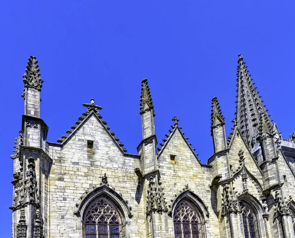 Notre Dame Kostel Panny Marie Vitre Ille Vilaine Bretaň Francie — Stock fotografie