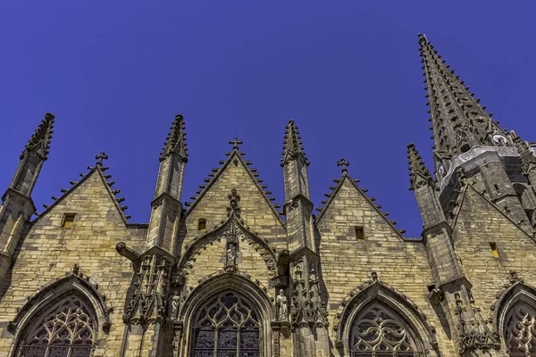 Notre Dame Church Our Lady Vitre Ille Vilaine Brittany France — Stock Photo, Image