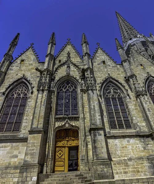 Notre Dame Kerk Van Onze Lieve Vrouw Van Vitre Ille — Stockfoto