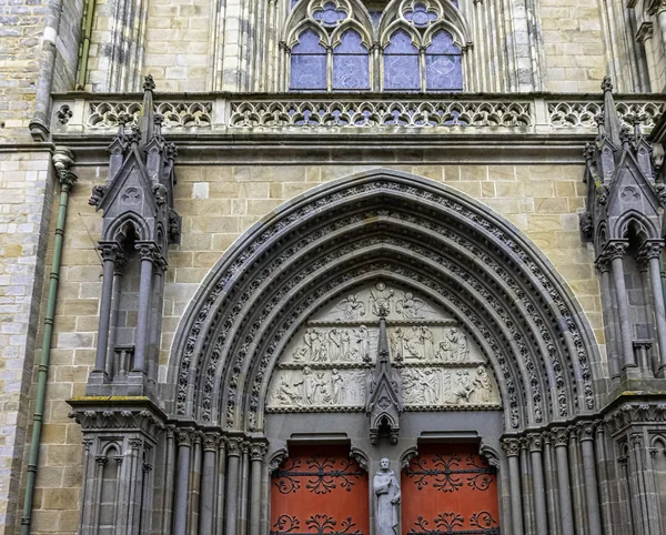 Vannes Katedrali Ngilizce Vannes Cathedral Saint Pierre Vannes Mayıs 2019 — Stok fotoğraf