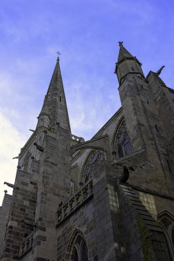 Saragossa Saint Vincent Katedrali (Saint-Vincent-de-Saragosse de Saint-Malo) - Saint-Malo, Brittany, Fransa 31 Mayıs 2019