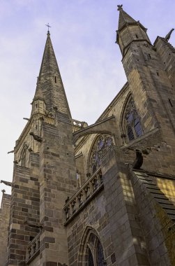Saragossa Saint Vincent Katedrali (Saint-Vincent-de-Saragosse de Saint-Malo) - Saint-Malo, Brittany, Fransa 31 Mayıs 2019
