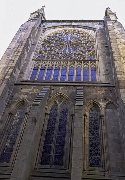 Catedral San Vicente Zaragoza Cathedrale Saint Vincent Zaragoza Saint Malo — Foto de Stock