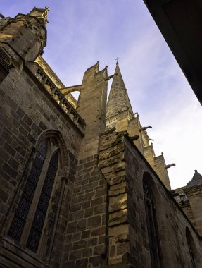 Saragossa Saint Vincent Katedrali (Saint-Vincent-de-Saragosse de Saint-Malo) - Saint-Malo, Brittany, Fransa 31 Mayıs 2019