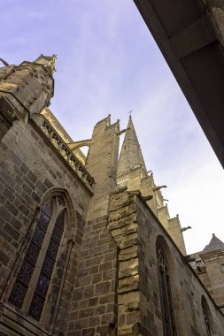 Saragossa Saint Vincent Katedrali (Saint-Vincent-de-Saragosse de Saint-Malo) - Saint-Malo, Brittany, Fransa 31 Mayıs 2019