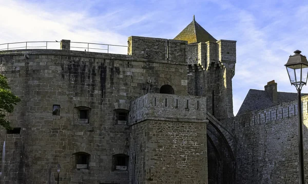 Stadsmuren Saint Malo Saint Malo Bretagne Frankrijk Mei 2019 — Stockfoto