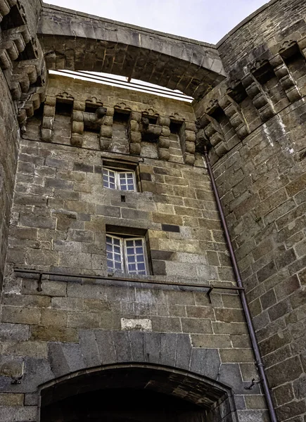 Saint Malo City Walls Στο Saint Malo Βρετάνη Γαλλία Στις — Φωτογραφία Αρχείου