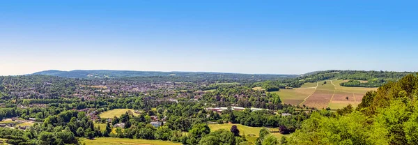 Utsikt Över Surrey Hills Surrey Storbritannien Stockbild