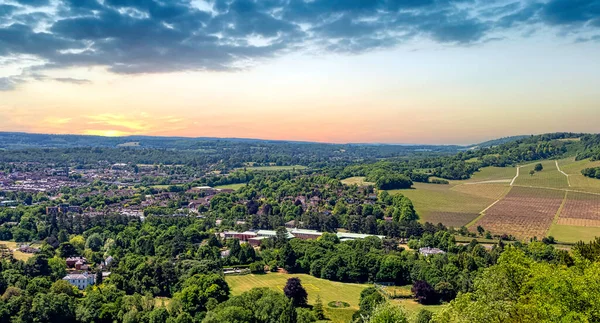 Widok Surrey Hills Surrey Wielka Brytania Zdjęcia Stockowe bez tantiem