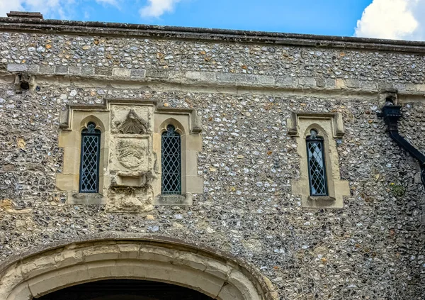 Canon Gate Arquitetura Vintage Chichester West Sussex Reino Unido Julho — Fotografia de Stock