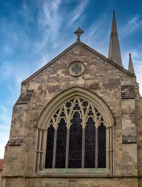 奇切斯特主教座堂 前称圣三位一体主教座堂 2019年7月14日在英国西苏塞克斯郡奇切斯特 — 图库照片