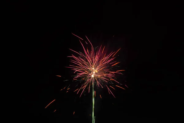 Fireworks Display Night London Egyesült Királyság — Stock Fotó