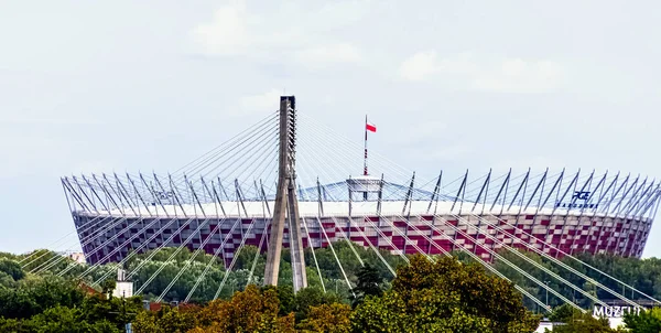 Pge Narodowy Национальный Стадион Варшаве Мазовия Польша Августа 2019 Года — стоковое фото