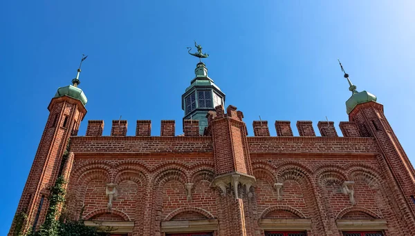 Zabytkowe Architektura Starego Miasta Gdańsku Trójmiasto Pomorskie Polska Sierpnia 2019 — Zdjęcie stockowe
