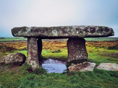 Lanyon Quoit - Cornwall, İngiltere 'de dolmen
