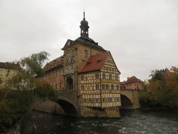 Gamla Rådhuset Bamberg Tyskland — Stockfoto