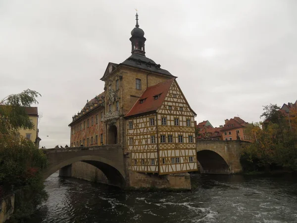 Gamla Rådhuset Bamberg Tyskland — Stockfoto