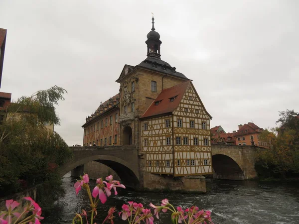 Gamla Rådhuset Bamberg Tyskland — Stockfoto