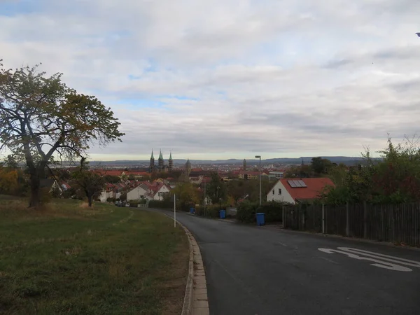 Vue Sur Bamberg Depuis Côté Forteresse — Photo