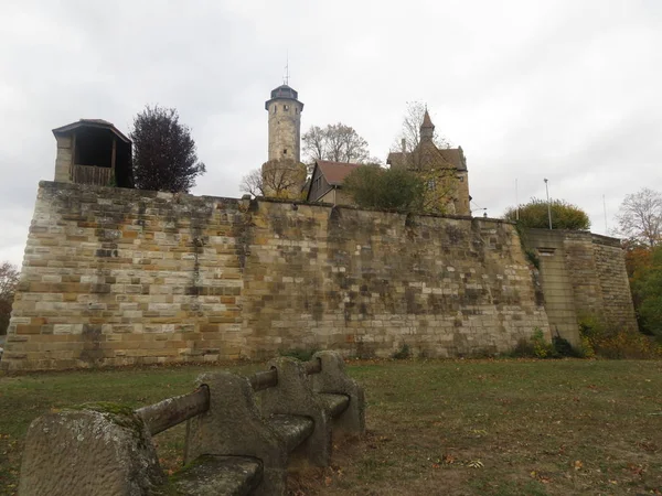 Перегляд Накрили Altenburgbamberg Німеччина — стокове фото