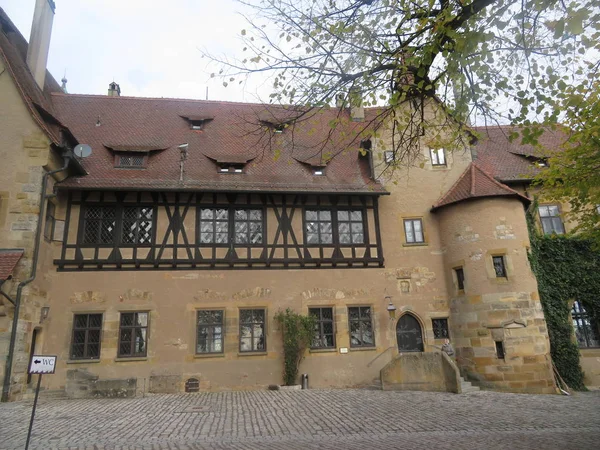Duvarları Antik Kale Altenburg Bamberg Almanya — Stok fotoğraf