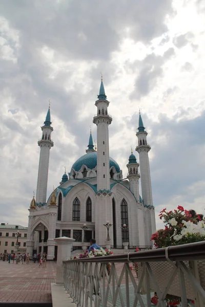 Mesquita Kul Sharif Principal Mesquita República Tartaristão Cidade Kazan Ele — Fotografia de Stock