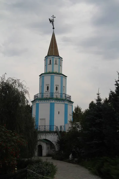 Raifa Tataristan Rusya Federasyonu Içinde Erkek Manastır Kuleye Bakış — Stok fotoğraf