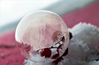 donmuş sabun köpüğü