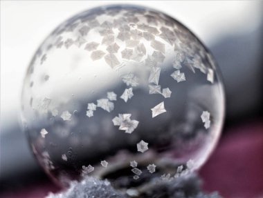 donmuş sabun köpüğü