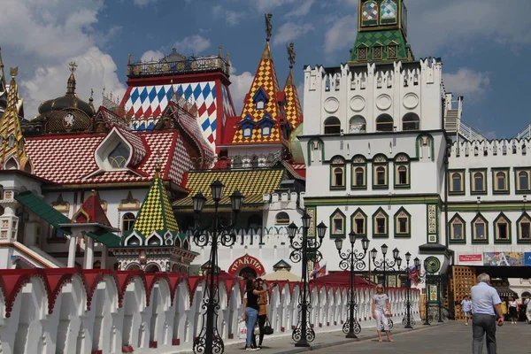 Blick auf den izmailovo kremlin in Moskau, Russland — Stockfoto