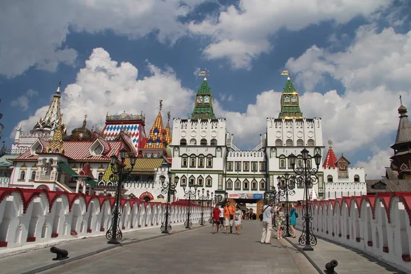 Blick auf den izmailovo kremlin in Moskau, Russland — Stockfoto