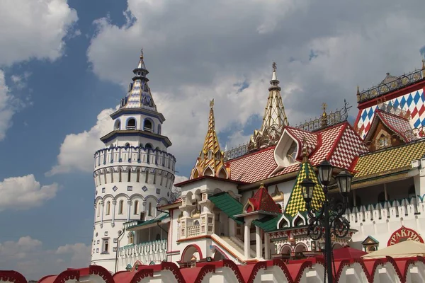 Blick auf den izmailovo kremlin in Moskau, Russland — Stockfoto