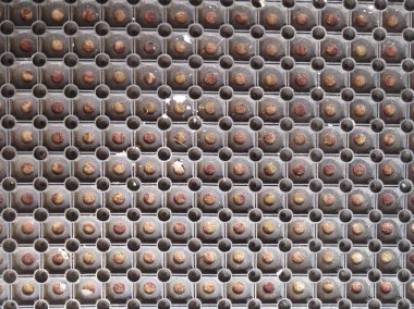 açık gri renkli doku paspas