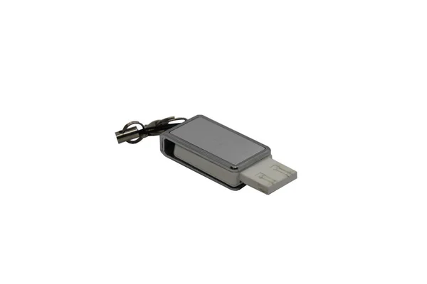 Unidad flash USB sobre fondo blanco —  Fotos de Stock