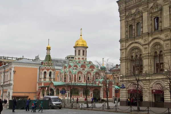 关于莫斯科红场大教堂喀山 — 图库照片