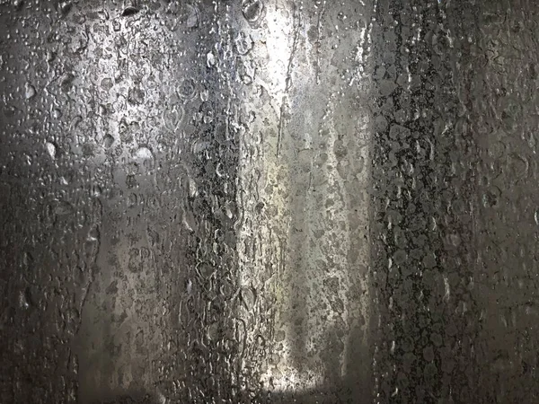 Achtergrond glas in de regen — Stockfoto