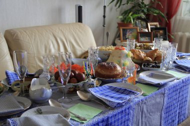 Paskalya için şenlikli tablo