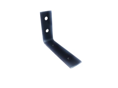 beyaz arka plan üzerinde metal braket