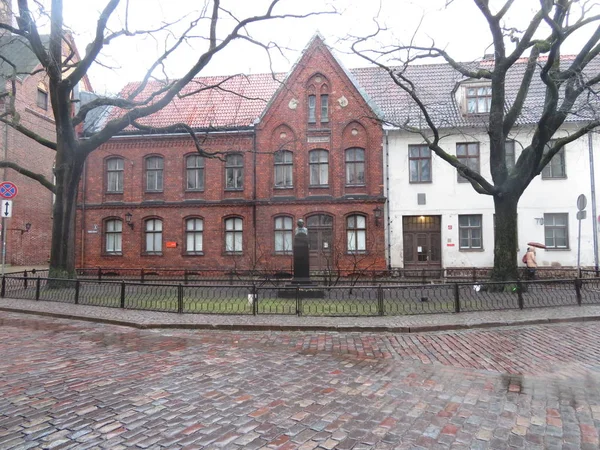 Cityscape met een huis uitzicht in Riga — Stockfoto