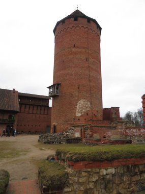 Sigulda Ortaçağ Kalesi manzarası