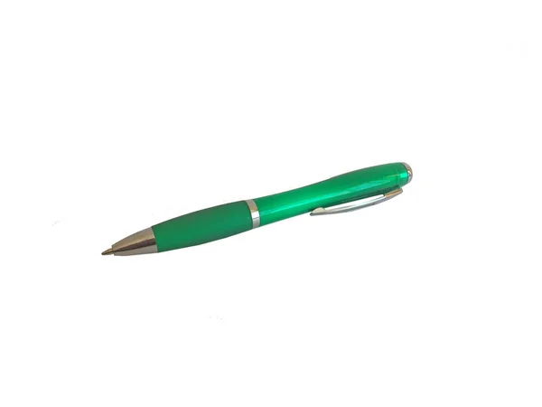 Ballpoint pen on a white background — Stock Photo, Image