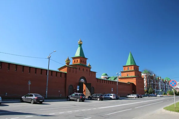 Vista da cidade Kremlin na cidade de Yoshkar-ola — Fotografia de Stock
