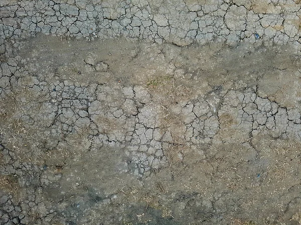 Cracked Ground Field Floor Texture Background — Stock Photo, Image