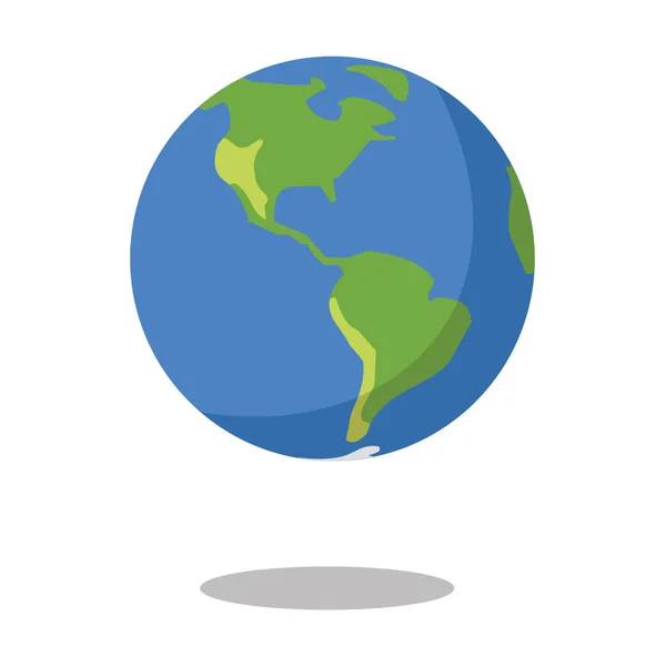 Planet Earth Vektör Amerika