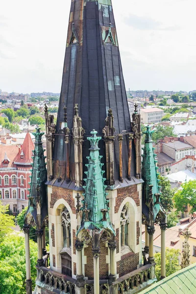 엘리자베스의 교회에 위에서 Lviv 우크라이나 2018 — 스톡 사진