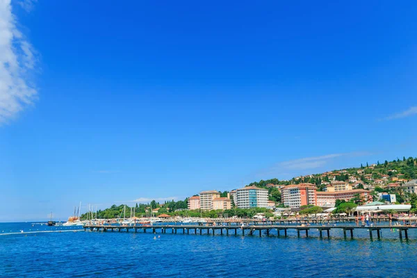 Portoroz, Slovenië - 6 jul 2018 — Stockfoto